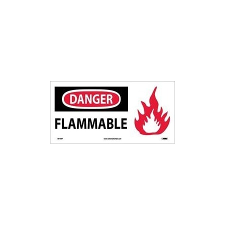 DANGER, FLAMMABLE W GRAPHIC,